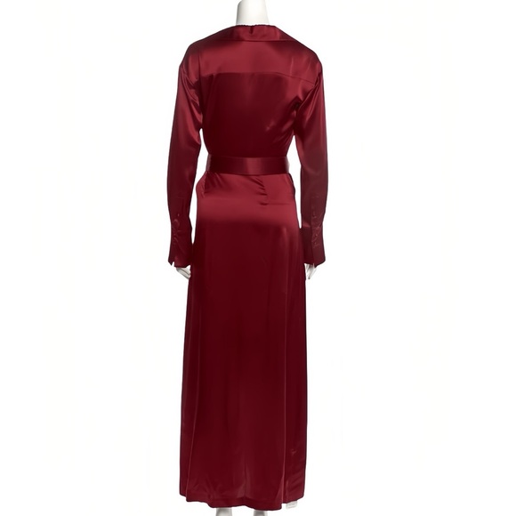 NICHOLAS Red silk Maxi Dress - Picture 3 of 9